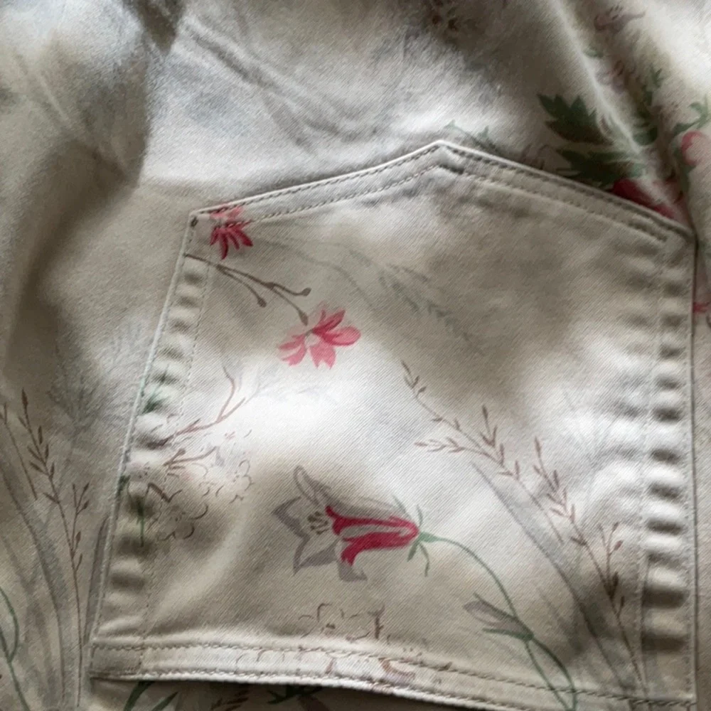 Polo Ralph Lauren Floral Straight Leg Pants - Pink and Tan - Picture 8 of 12